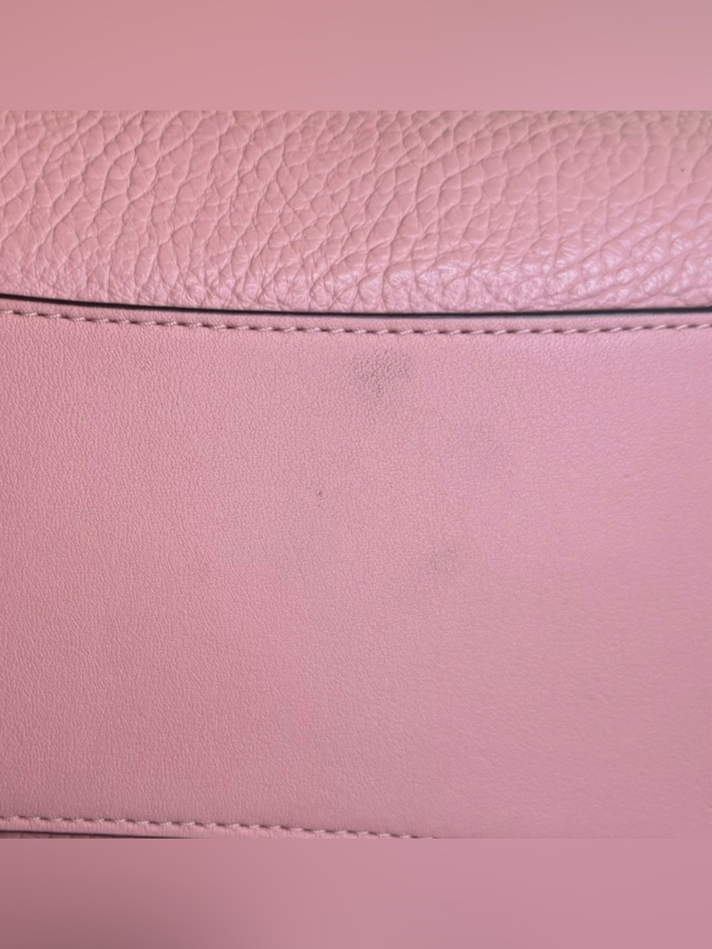 COACH Pink Pebble Leather Turnlock Satchel Authentic - Picture 7 of 8
